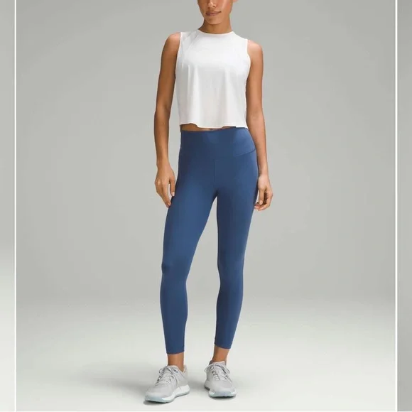 Lululemon Wunder Train High-Rise Tight 25” Pitch Blue Size 6 2023
